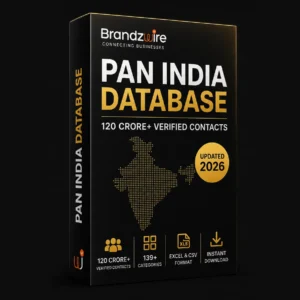 Pan India Database with 120 Crore Verified Contacts